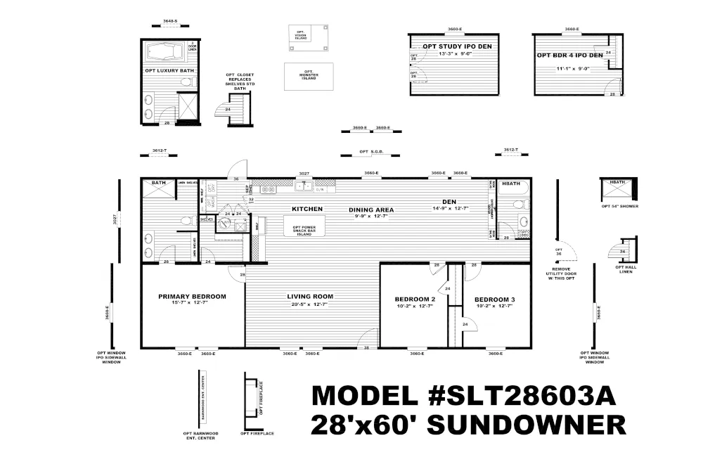Sundowner – SLT28603A-Floorplan Sundowner - SLT28603A-Floorplan