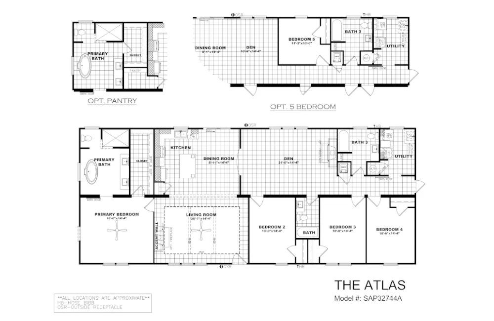 The Atlas – SAP32744A — Floor Plan The Atlas - SAP32744A -- Floor Plan