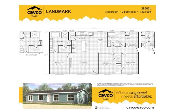 28563L - Landmark 2856 - Floor Plan