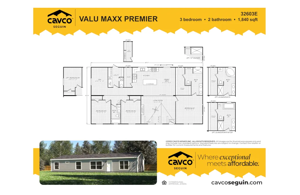 Double Maxx ELITE 60 - VY32603E - Floor Plan