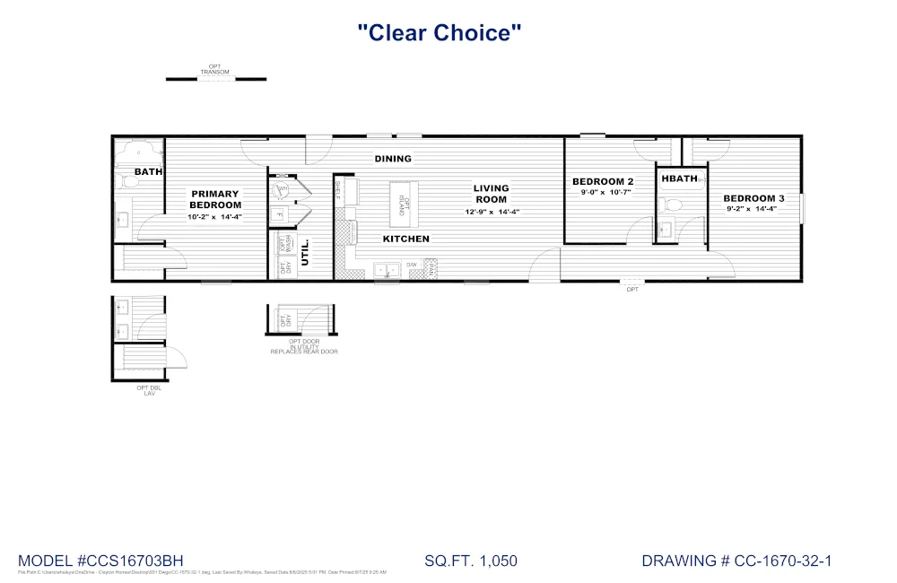 Clear Choice 70 CCS16703B