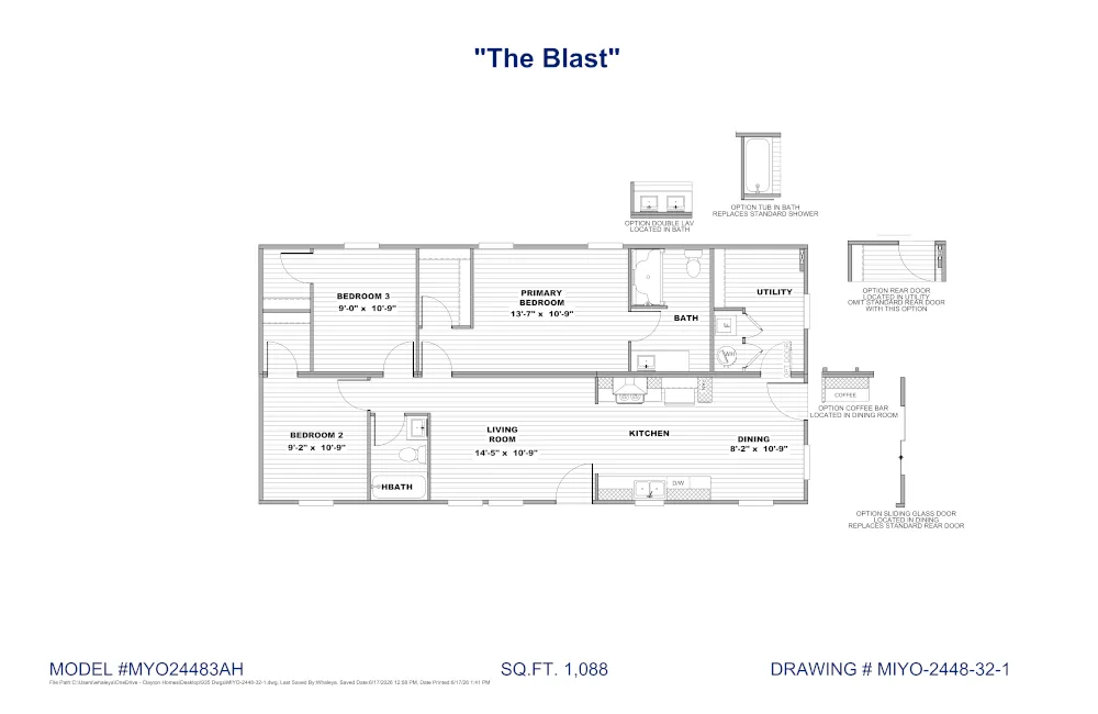 The Blast - MYO24483A-FloorPlan