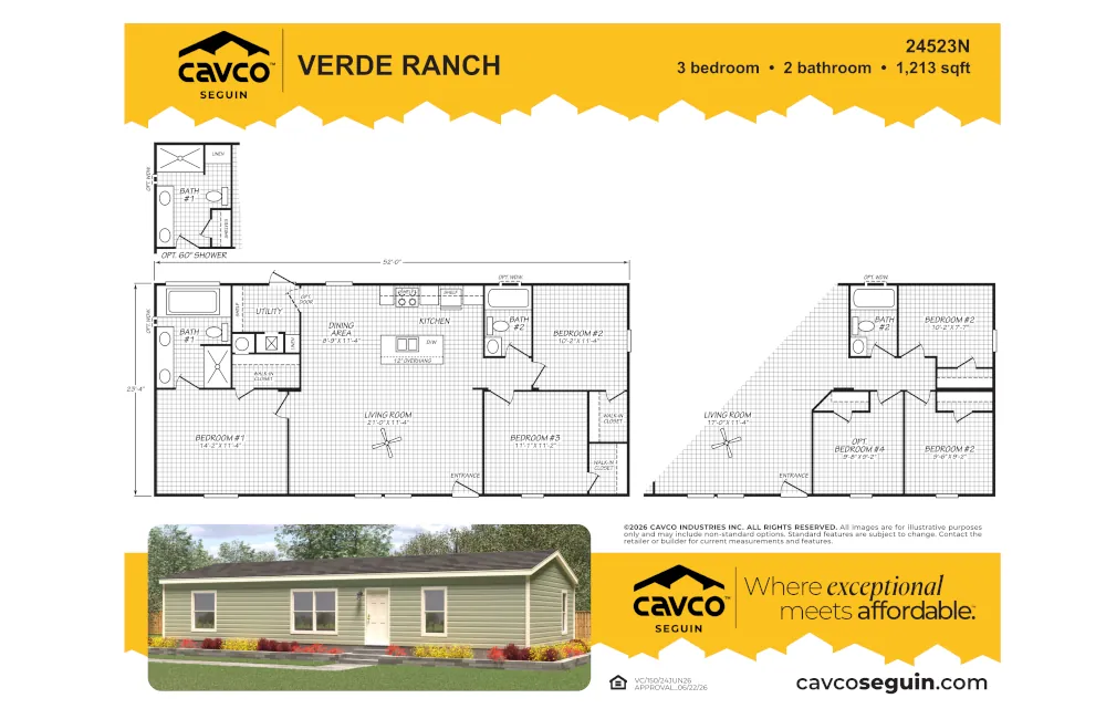 Double Verde 52-VC28523N-FloorPlan
