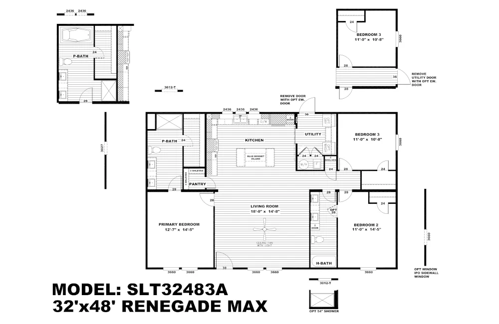 The Renegade Max - Floor Plan
