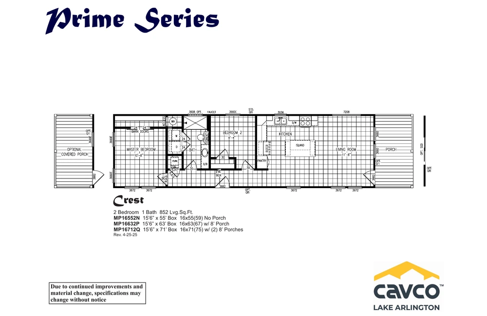 MP16552N - Ridge -- Floor Plan